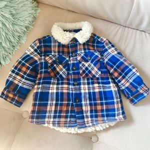 Baby Boy Plaid Coat